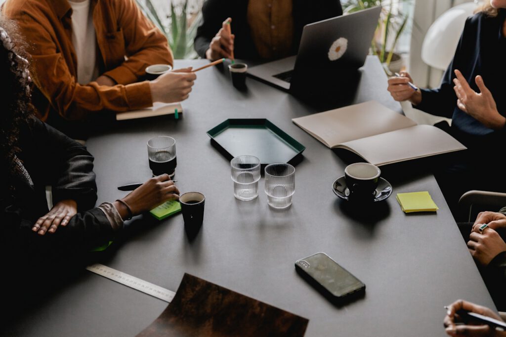 Image of a business meeting